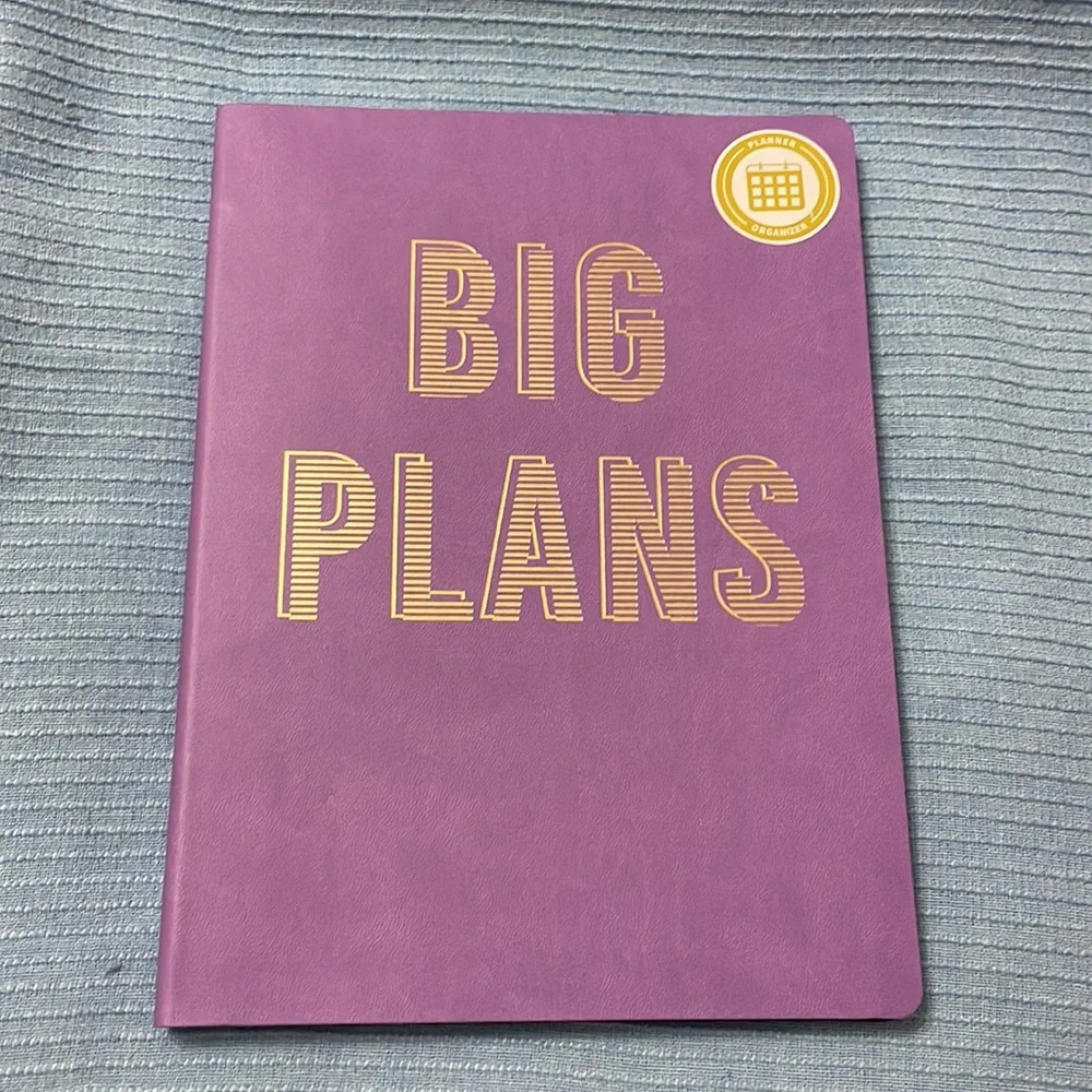 Purple & gold Undated Planner